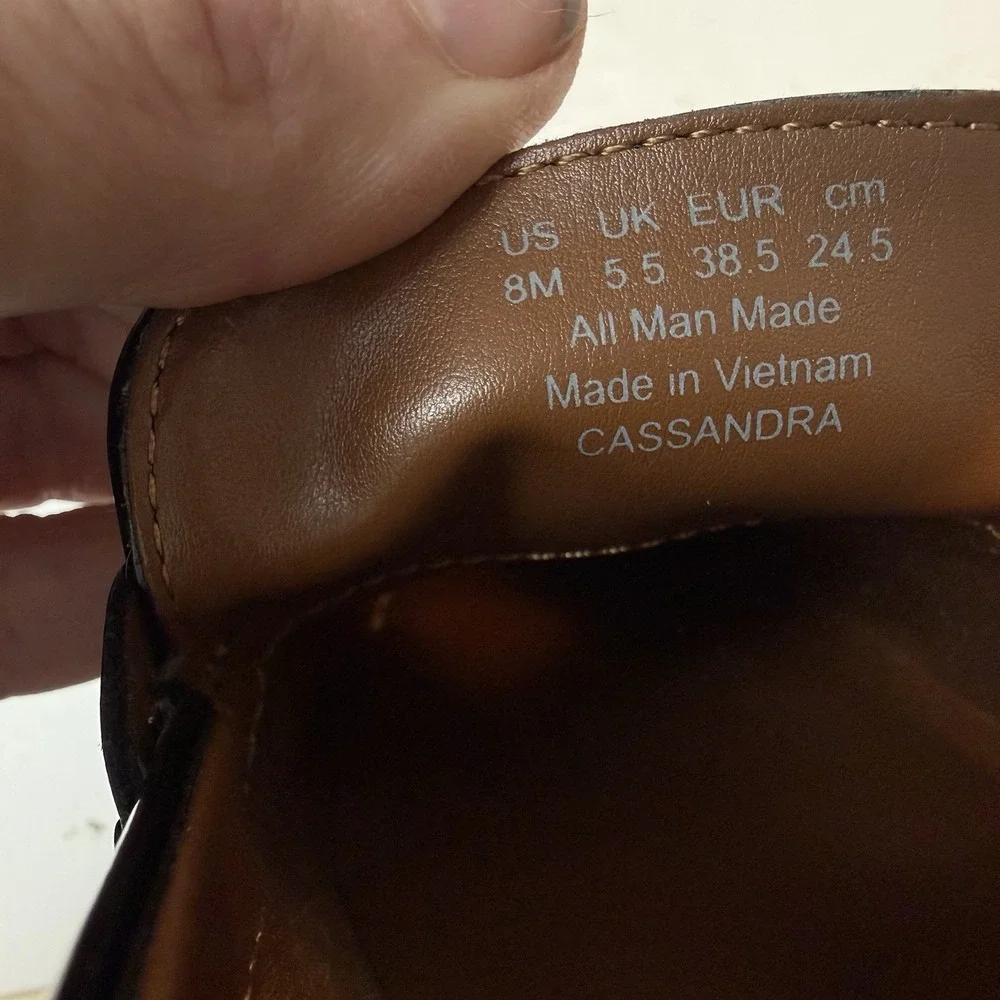 New NWOB‎ Womens Franco Sarto Cassandra Patent Penny Loafers Size 8 M
